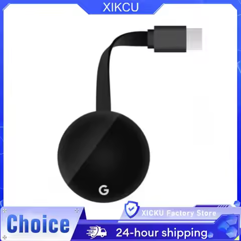 Wireless Chromecast Google WiFi mirascreen HDMI-compatible HD Display Dongle Media Streaming Video t