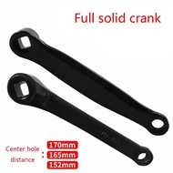 Bicycle Left Crank Arm - 165mm Solid One-Piece Design