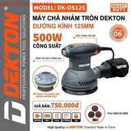DEKTON DK-OS125 sander/ 6-digit speed adjustment Drill grinder