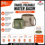 Naturehike travel foldable water basin portable outdoor bucket travel washbasin laundry bag foot soa