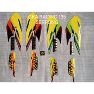 Yamaha yt 115 striping sticker complete with emblem