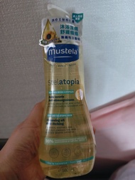 Mustela Stelatopia 舒緩膏狀沐浴油 STELATOPIA 特強止痕沖涼洗頭二合一沐浴油500ml  濕疹