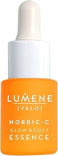 Lumene [Valo] Nordic-C Glow Boost Essence - Hydrating & Brightening Serum with Vitamin C, Hyaluronic