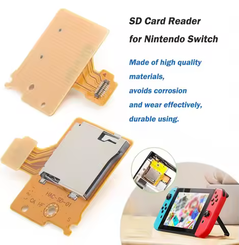 1/5/10pcs SD Card Reader Slot Memory Card Slot Socket for Nintendo Switch Replacement High-Precision