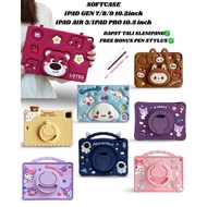 Character Case for iPad Gen 7 Gen 8/ Gen 9 10.2 inch/ iPad Air 3/ iPad Pro 10.5 inch Softcase/