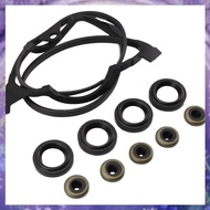 [P K A M] VS50500R for Valve Cover Gasket & Gromets & Tube Seals 1992-2000 De Sol 1.6 SOHC D16Y7