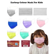 CLEARANCE (MSC3084) 50pcs Earloop Colour Kids Mask Budak Mask 3ply Face Mask
