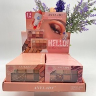 ANYLADY 12 COLOR HELLO EYESHADOW PALETTE (8238)