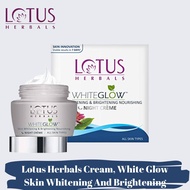 Lotus Herbals Cream, White Glow Skin Whitening And Brightening Nourishing Night Creme | 60G