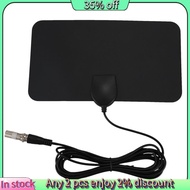 Hot-Flat HD Digital Indoor Zoom TV Antenna HDTV 50 Mile Range TVFox VHF UHF DVB