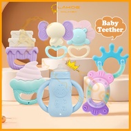 lakoe Infant Rattle Toys Pacifie Mainan Gigit Bayi Teether Early Learning Education Toys BPA Free Ca