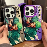 Handsome Anime Green Haired Boy Phone Case Compatible for IPhone 15 11 14 12 13 Pro Max X XR XS Max 7/8 Plus Se2020 Soft Edge Hard Bottom Phone Case