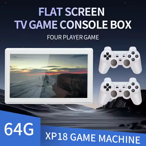New XP18 Portable Flat Panel TV Game Console HDMI HD Output 7 Inch Screen 4000mAh Battery Support PS