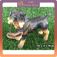 POLYRESIN DOG DECORATION H 9 CM HOME GARDEN DECORATION BLS803