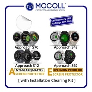 Mocoll Garmin Screen Protector Explosion Proof HD Anti Scratch Recovery TPU Garmin Approach S70/ S42