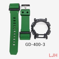 steel strap Aksesori ♈✚CASIO G-SHOCK BAND AND BEZEL GD400 100% ORIGINAL