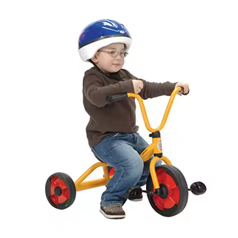 Yellow Toddler Trike for Ages 2-4 Years 21 Height 6.22 Wide 22.5 Length 10 Seat Height Constructive 