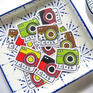 白底防水姓名貼 | 照相機2 60張入