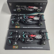 1:43 BbURAGO F1 2021 AMG Mercedes Petronas Hamilton Bottas #