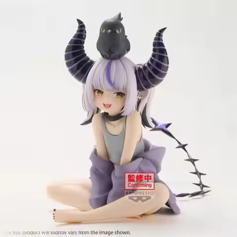 Original Bandai Banpresto Relax Time Hololive La+ Darknesss Kawaii Anime Loli Girls Figures Model To
