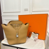 【全新K刻】餅乾色Hermes picotin 22