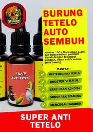 SUPER ANTI TETELO OBAT BURUNG TETELO AUTO SEMBUH UNTUK MURAI KACER LOVEBIRD CENDET MERPATI