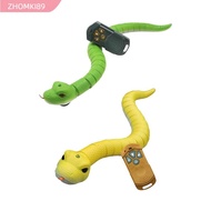 ZHOMKI89 Remote Control Snake Toy, Scary Induction Snake Reptile Portable Electronic Snake Toy, Stag