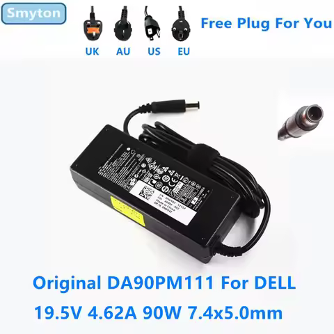 Original AC Adapter Charger For DELL 19.5V 4.62A 90W 7.4x5.0mm DA90PM111 FA90PM111 AA90PM111 Laptop