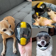 Pet helmet 19cm long oversized motorcycle doll bear wear small shoes lucky cat motorcycle model