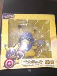 Pokemon Pikachu 美國隊長造型公仔