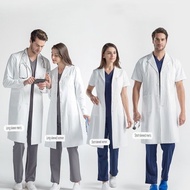 Lab Coat Lab Gown For Students female White Coat lab gown white laboratory gown White Coat Doctor