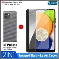 2in1 Tempered Glass Clear Package Samsung Galaxy A03 A01 CORE M52 5G M51 M32 M22 4G M31 M30S M21 M31