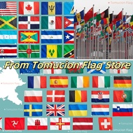 Tomucion Flag 90x150cm World Country National Flag Thailand Iraq Iceland Estonia Czech Vatican Peru 