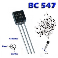 X10 Transistor BC546 BC547/ BC549 BC 546/ BC 547 BC 549 Amplifier NPN TO-92 contents 10