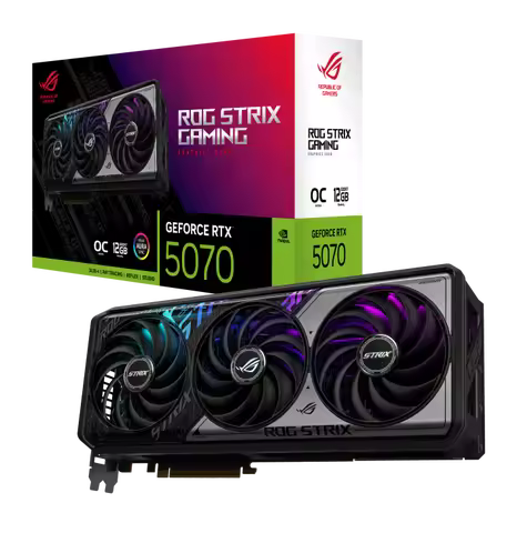 2025 New ROG Strix GeForce RTX 5070 12GB GDDR7 OC RTX5070 Graphics Card Gaming GPU Video Card 5070 G