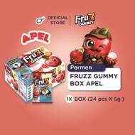 [Mystery Gummy] Fruzz Gummy Permen Kenyal Rasa Apel - [ 1 Box Isi 24 pcs ]