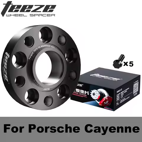 Teeze For Porsche Cayenne PCD 5X130 CB 71.6 M14X1.5 Forged Aluminum Wheel Spacers Hub Adapter 1 Piec