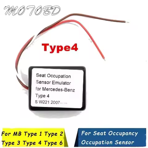 MB Type 1 Type 2 Type 3 Type 4 Type 6 Optional for W204 W211 W104 W230 X164 W171 Seat Occupancy Occu