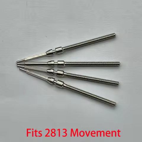 2PCS/4PCS 2813 Stainless Steel Crown Movement Crown Stem For 2813 Automatic Mechanical Movement Stem