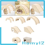 [HOMYL2] Hamster Hideout Cage Toy Exploring Toy Hamster Hut Play Toy for Hamster