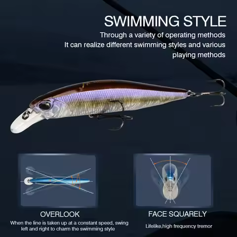 MEREDITH Hard Bait Fishing Lures 24color for Choose Minnow Wobbler Quality Professional JARKMINNOW 1