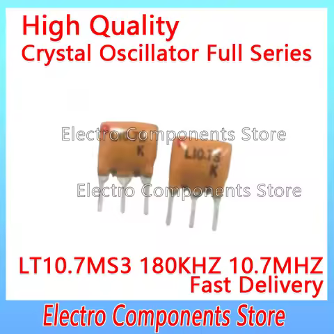 Filter 10PCS L10.7S 3PIN Ceramic LT10.7MS3 180KHZ 10.7MHZ 10.700MHZ LT10.7M Ceramic Filters for FM R