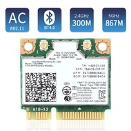 Mini PCI-E Dual Band 2.4G/5Ghz Bluetooth 4.0 Wifi Network Card 7260HMW Wlan Wireless  802.11ac/a/b/g