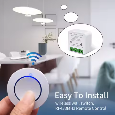 WiFi Circuit Breaker Tuya Smart Home APP Phone Voice Control Wireless Remote Switch RF433 for Alexa/