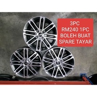 USED SPORT RIM 17 INCH ORIGINAL KIA RIO BOLEH IN VIOS SPARE TAYAR  RM230 1BIJI