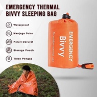 Emergency Thermal Bivvy Sleeping Bag Survival Kit Blanket Ultralight