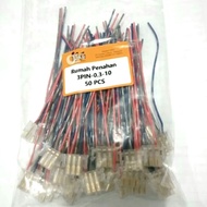 TOMBOL Wholesale 50pcs 3pin 3 pin cable button sockets