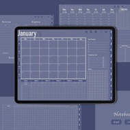 限定色 2023霧紫色多功能電子手帳