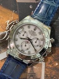 🌈🌈新返貨啦🌈🌈ROLEX DAYTONA 116519❤️❤️原裝粉白色貝殼面 連原裝白金扣 淨錶 ❤️❤️狀態一流989C（廣華街店）
