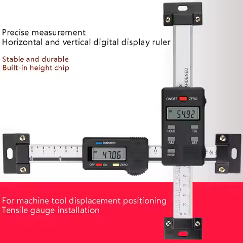 High Precision Digital Caliper 4CR13 Stainless Steel Horizontal Vertical Digital Display Ruler Measu